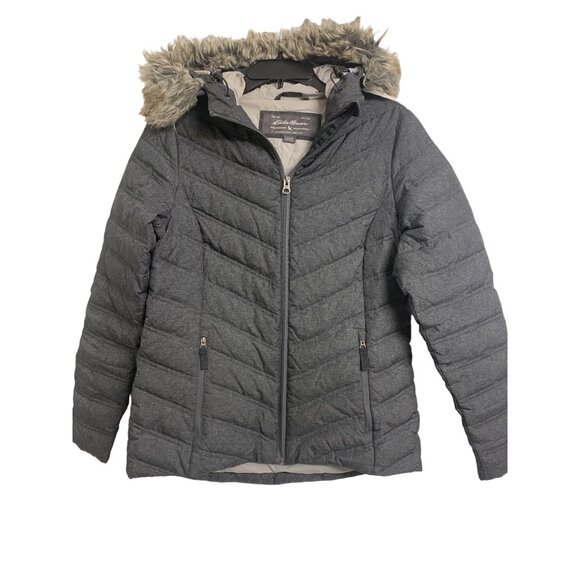 Eddie Bauer Jackets & Blazers - Eddie Bauer Mountain Slate Down Puffer Jacket Size S Gray